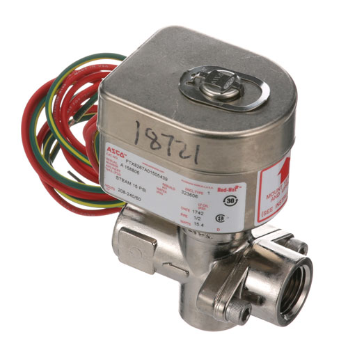 (image for) Henny Penny 18721 STEAM SOLENOID VALVE 1/2" 240V